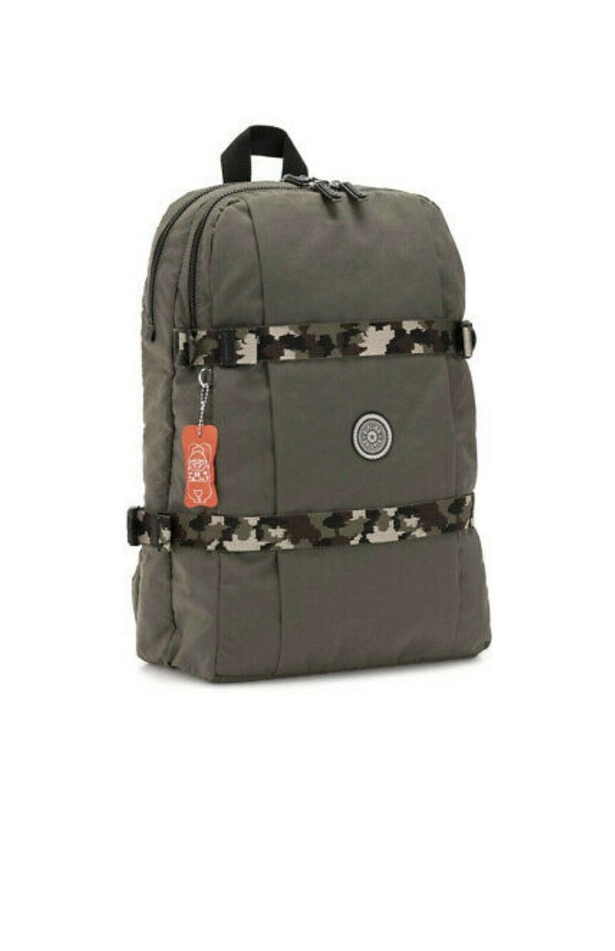 Kipling Tamiko Laptop Backpack 2 In 1 Laptop Protection Camu large 13